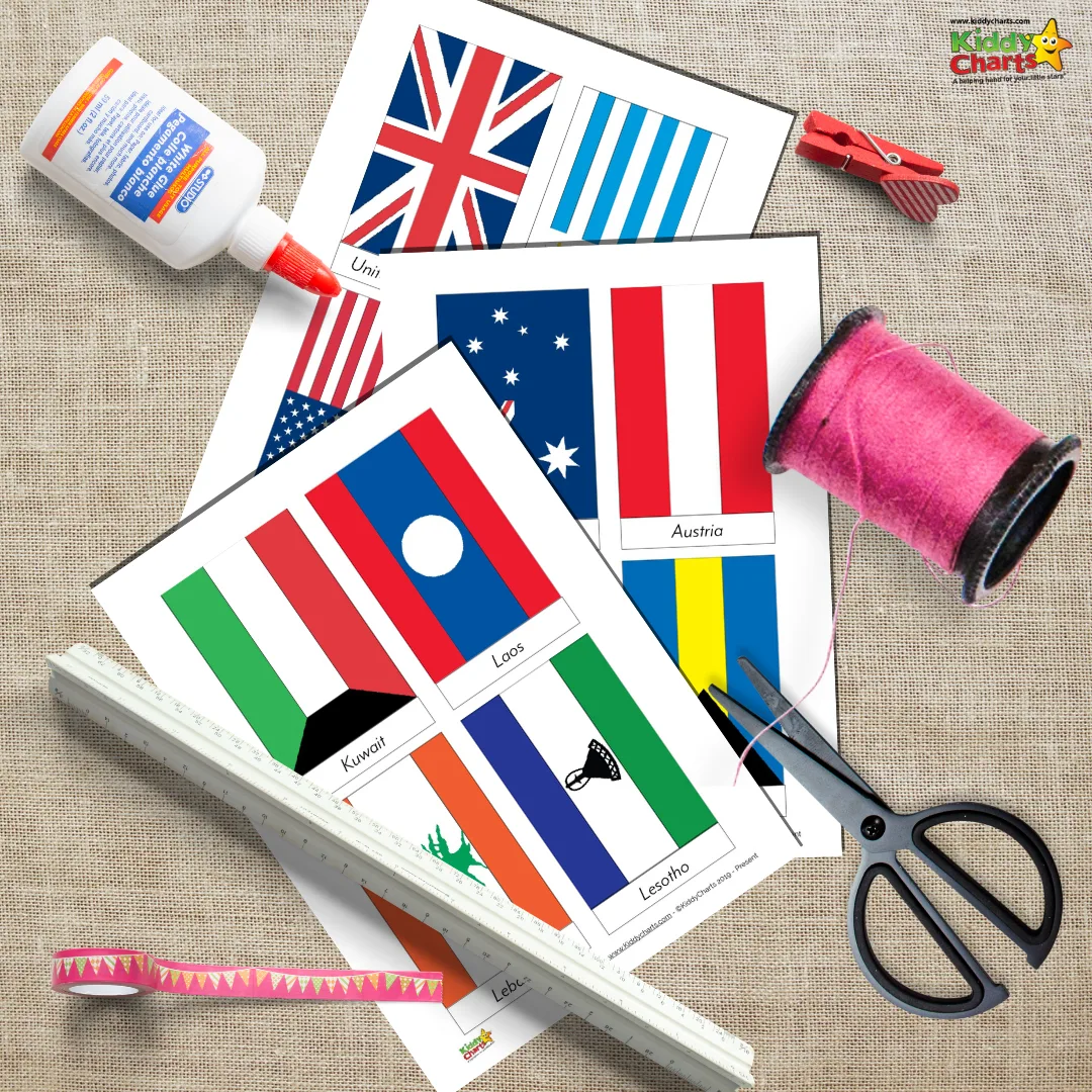 printable world flag bunting ig